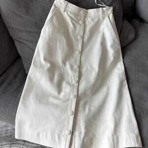 Leather skirt new condition